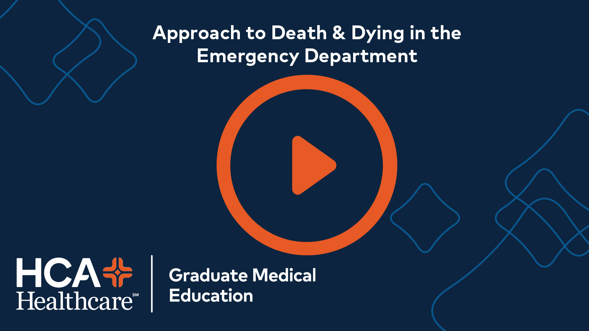 National Grand Rounds: Approach to Death and Dying in the Emergency Department Banner
